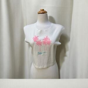 Fenty x Puma Rihanna Crop Top Shirt Sm
Wet T Shirt Muscle Palm Tree Workout Gym